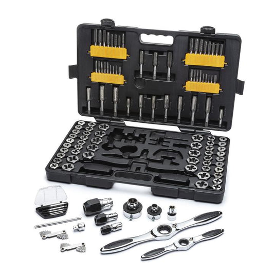 Gearwrench, 114 Pc. SAE/Metric Ratcheting Tap and Die Set
