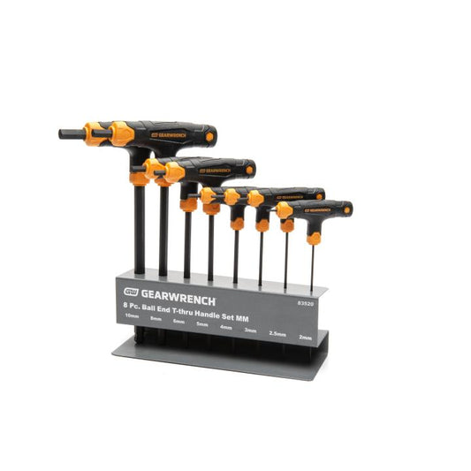 Gearwrench, 8 Piece Metric Ball End T-Handle Hex Key Set
