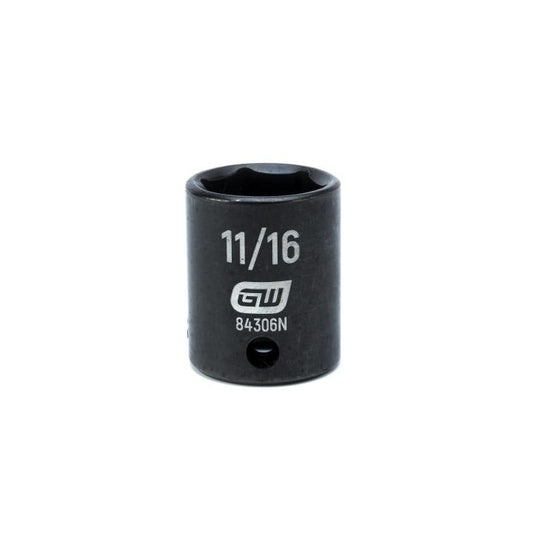 Gearwrench, 3/8" Drive 6 Point Standard Impact SAE Socket 11/16"