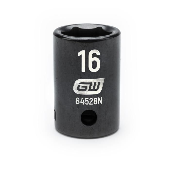 Gearwrench, 1/2" Drive 6 Point Standard Impact Metric Socket 16mm