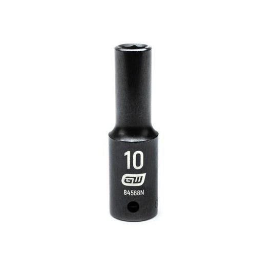 Gearwrench, 1/2" Drive 6 Point Deep Impact Metric Socket 10mm