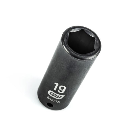 Gearwrench, 1/2" Drive 6 Point Deep Impact Metric Socket 19mm