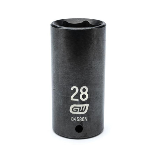 Gearwrench, 1/2" Drive 6 Point Deep Impact Metric Socket 28mm