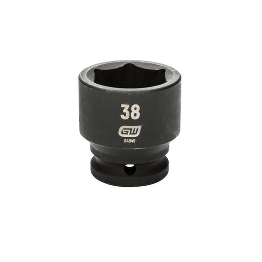 Gearwrench, 3/4" Drive 6 Point Standard Impact Metric Socket 38mm