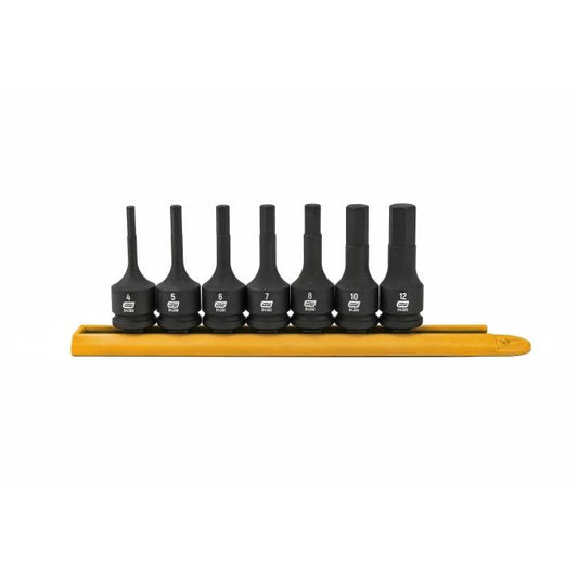 Gearwrench, 7 Pc. 3/8" Drive Hex Bit Impact Metric Socket Set