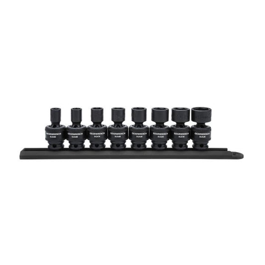 Gearwrench, 8 Pc. 3/8" Drive 6 Point Standard Universal Impact SAE Socket Set