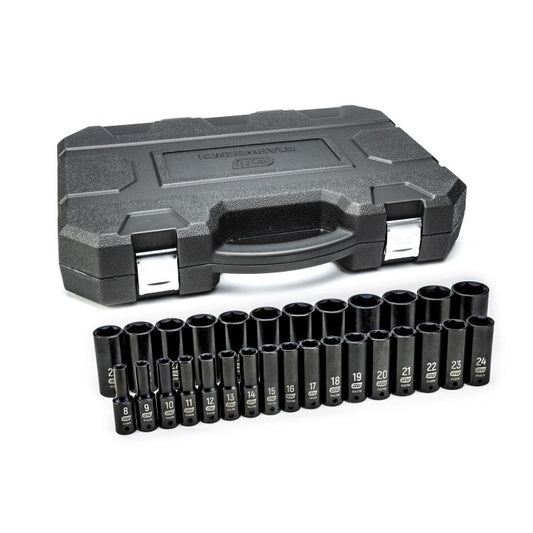 Gearwrench, 29 Pc. 1/2" Drive 6 Point Deep Impact Metric Socket Set
