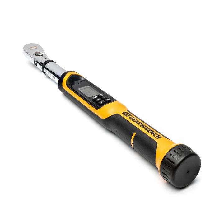 Gearwrench, 3/8" Flex Head Electronic Torque Wrench with Angle 10-100 ft/lb