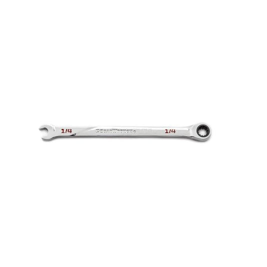 Clé mixte à cliquet universelle Gearwrench, 1/4" 120XP, cannelée XL