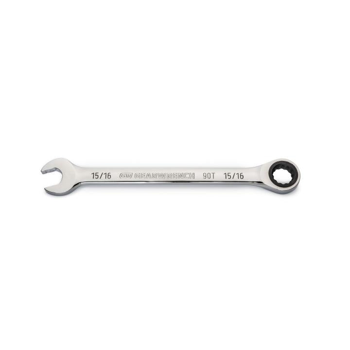Clé mixte à cliquet Gearwrench, 15/16", 90 dents, 12 pans