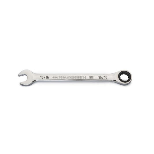 Clé mixte à cliquet Gearwrench, 15/16", 90 dents, 12 pans