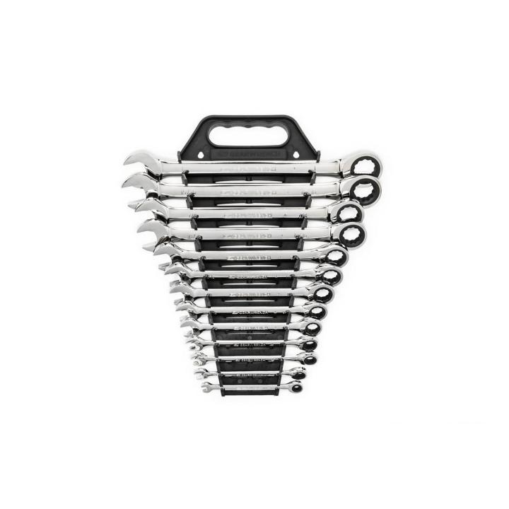 Gearwrench, 13 Pc. 72-Tooth 12 Point Ratcheting Combination SAE Wrench Set