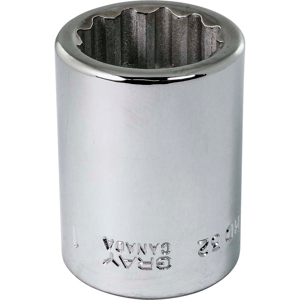 Socket - 3/4" Drive, 1" Hex, 12-Point