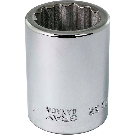 Douille - entraînement 3/4", 1" hexagonal, 12 pans