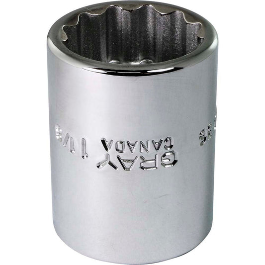 Douille - entraînement 3/4", 1-1/8", 12 pans