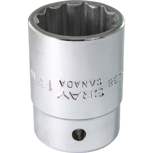 Douille - entraînement 3/4", 6 pans 1-3/16", 12 pans