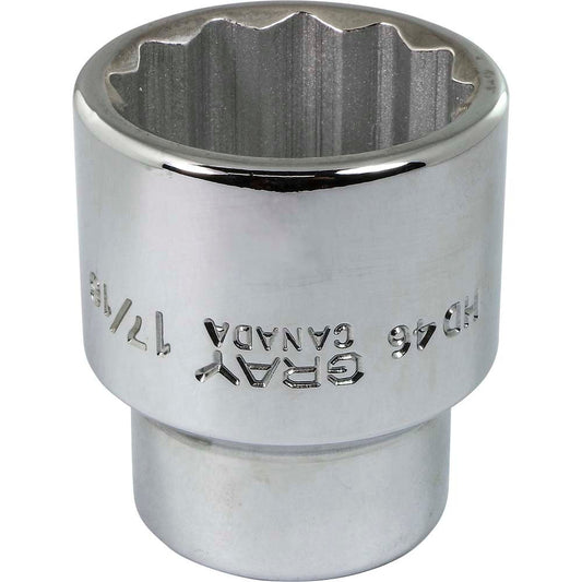 Socket - 3/4" Drive, 1-7/16" Hex, 12-Point