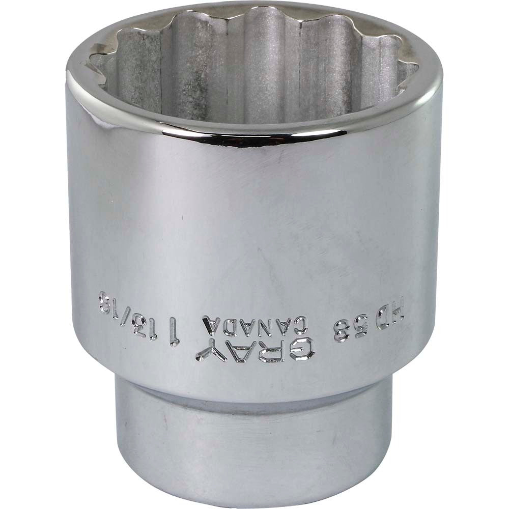Socket - 3/4" Drive, 1-13/16" Hex, 12-Point