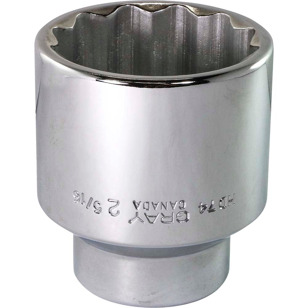 Socket - 3/4" Drive, 2-5/16" Hex, 12-Point