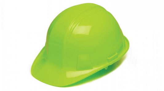 Casque de sécurité série SL - Coque standard verte haute visibilité, suspension à cliquet 4 points