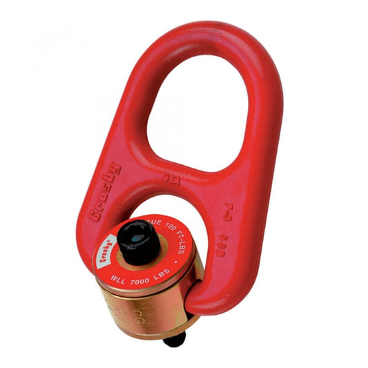Crosby® HR-1000 UNC Heavy Lift Swivel Hoist Ring, Forged Steel, #2, 3/4" - 10" x 2.50"  Bolt Size