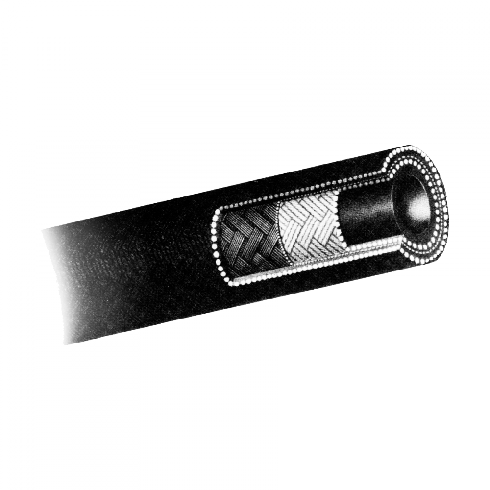 SAE 100R5 Black Medium Pressure Hydraulic Hose, Textile, 2 Nominal ID, 100 FT. CTN