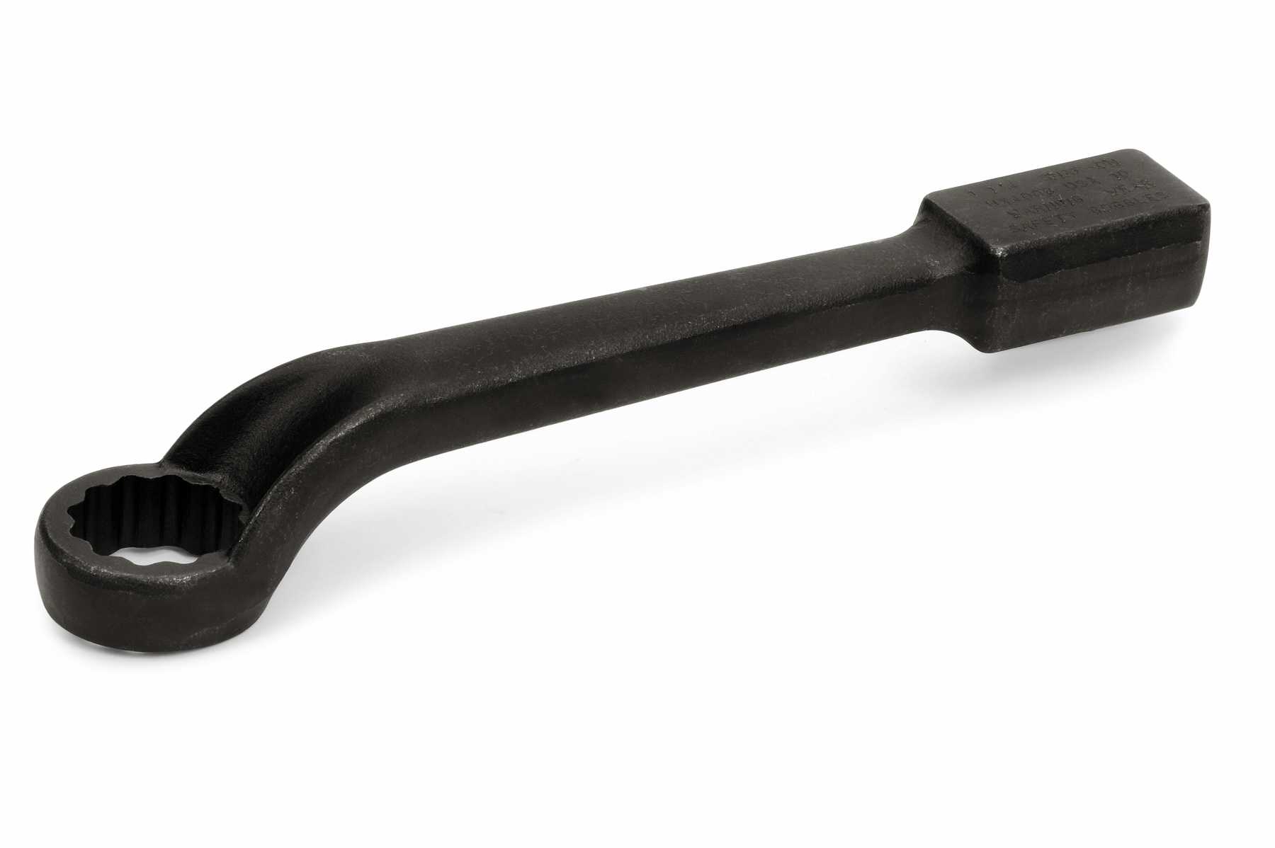 1-7/8 Inch 12-Point SAE Drive Heavy-Duty Offset Handle Slugging Wrench
