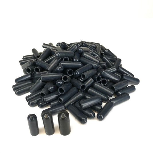 Cap for anchor, plastic, black, 5/16 x 1/2"