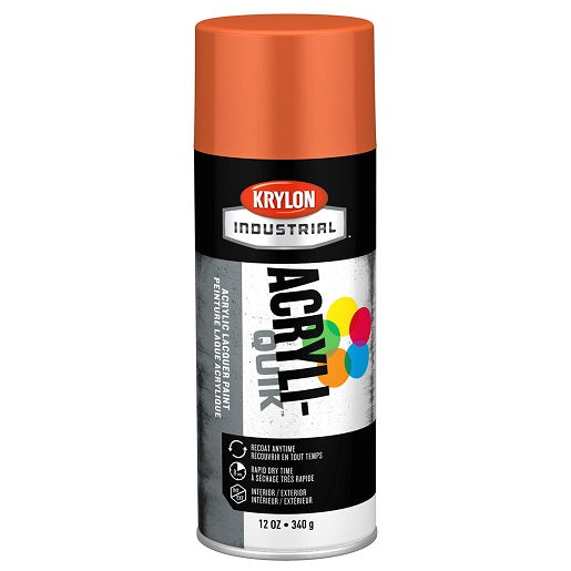 Krylon, Industrial Acryli-Quik, Spray Paint, Orage, 16oz.