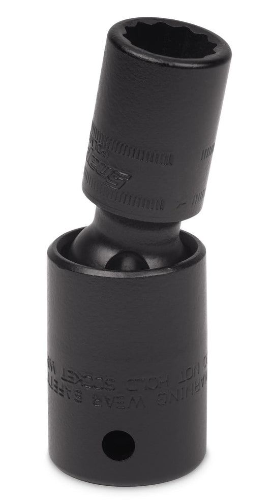 Douille à choc pivotante peu profonde 1/2" 12 pans métrique 13 mm Flank Drive®