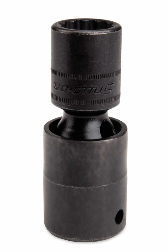 Douille à choc pivotante peu profonde métrique à 12 pans de 18 mm Flank Drive® à entraînement 1/2"