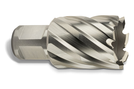 Annular Cutter With 3/4 Straight Shank, HSS, 1-1/4" x 1"
