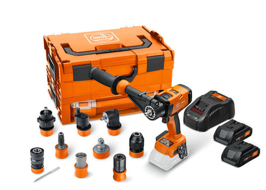 Cordless Hammer Drill/Driver, ASCM18-4 QMP AS QuickIN Top Set