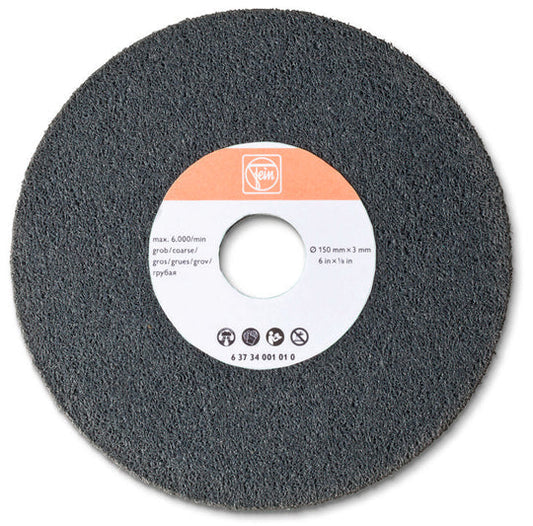 Fleece Grinding Disc, Fine, 1/4" T, 5-29/32" Dia. 