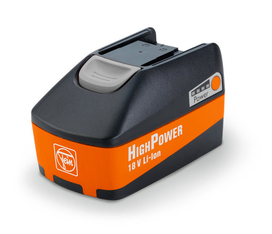 Highpower Li-ion Battery Pack, 18V, 5.2AH