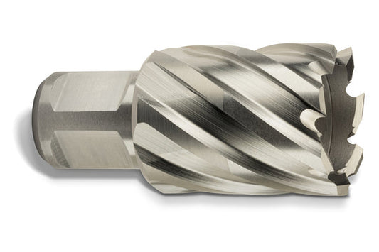 Annular Cutter With 3/4 Straight Shank, HSS, 1-3/16" x 1"