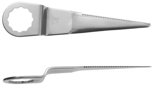 Straight Cutting Blades, Z-bend, Serrated, 2-1/4" L, 2/pk