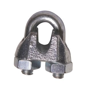 Wire Rope Clip Malleable Zinc Plated 1/2"