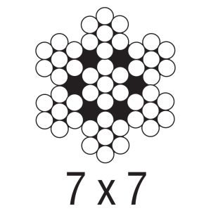 Coil 7x7 Galvanized 1/16 x 50'