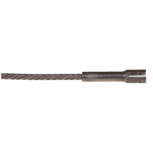 Stub End Turnbuckle Black 7/8" x 6"
