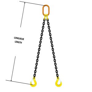 Chain Sling Grade 80 DOS 1/2" X 3'