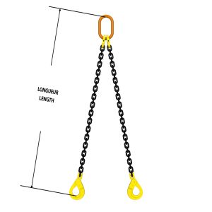 Chain Sling Grade 80 DOS 3/8" X 5'