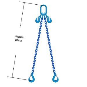 Chain Sling Grade 100 Dos Adjust-A 3/8" x 15' S317
