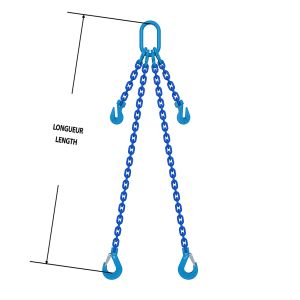 Chain Sling Grade 100 Double Adjuster B 3/8" x 4'