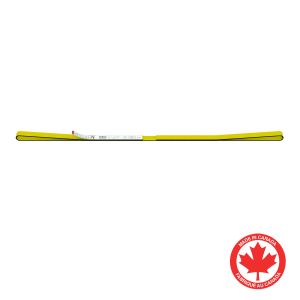 Yellow Polyester Sling T3 2 Ply 1" x 14'