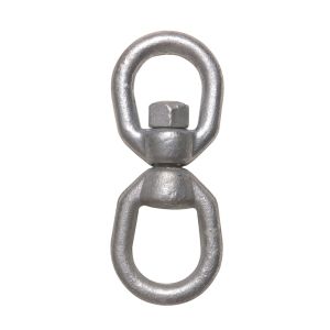 Swivel Zinc Pulley Single