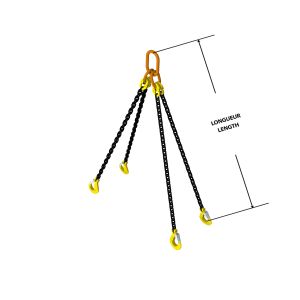 Chain Sling Grade 80 QOS 1/2 x 16 ft