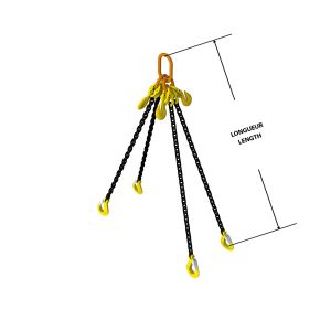 Chain Sling Grade 80 QOS 9/32" x 7'