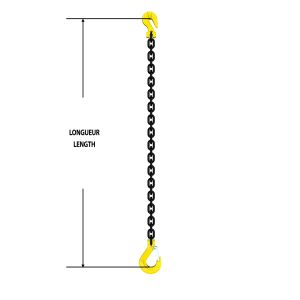 Chain Sling Grade 80 SGS 1/2" X 8'