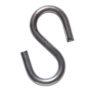 S Hook Zinc Plated 1/8" x 1.30"